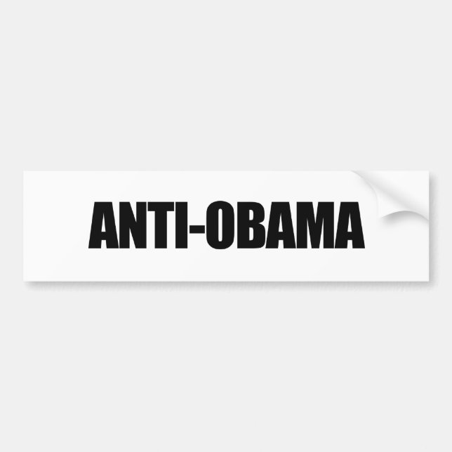 Anti-Obama - ANTIOBAMA Bildekal (Framsidan)