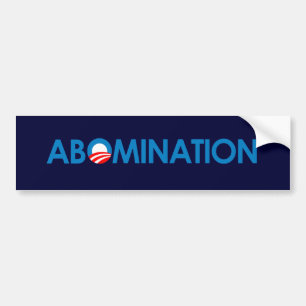 Anti-Obama - avsky Bildekal
