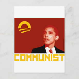 Anti-Obama: Barack Obama-kommunisten Vykort