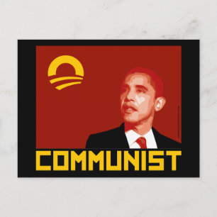Anti-Obama: Barack Obama-kommunisten Vykort