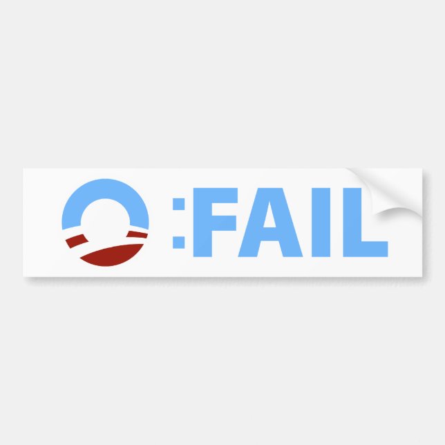 Anti-Obama: Barack Obama kuggning Bildekal (Framsidan)
