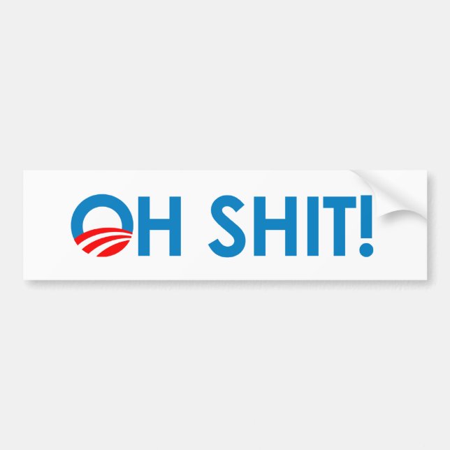 Anti-Obama bildekal (Framsidan)