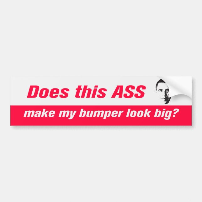 Anti Obama bildekal (Framsidan)