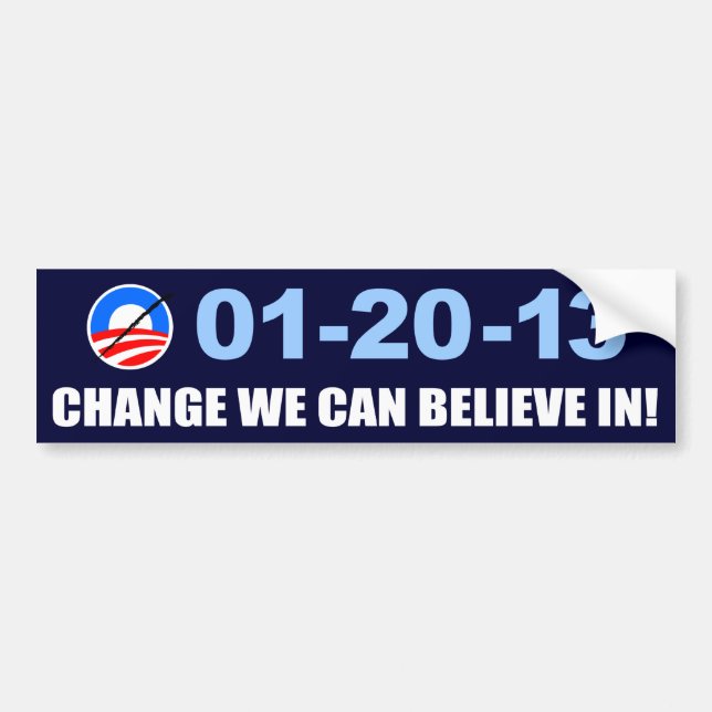 Anti-Obama bildekal (Framsidan)