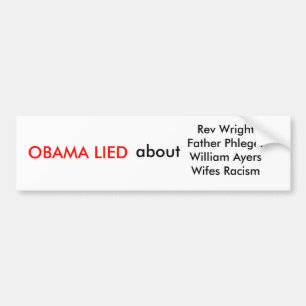 Anti Obama Bildekal