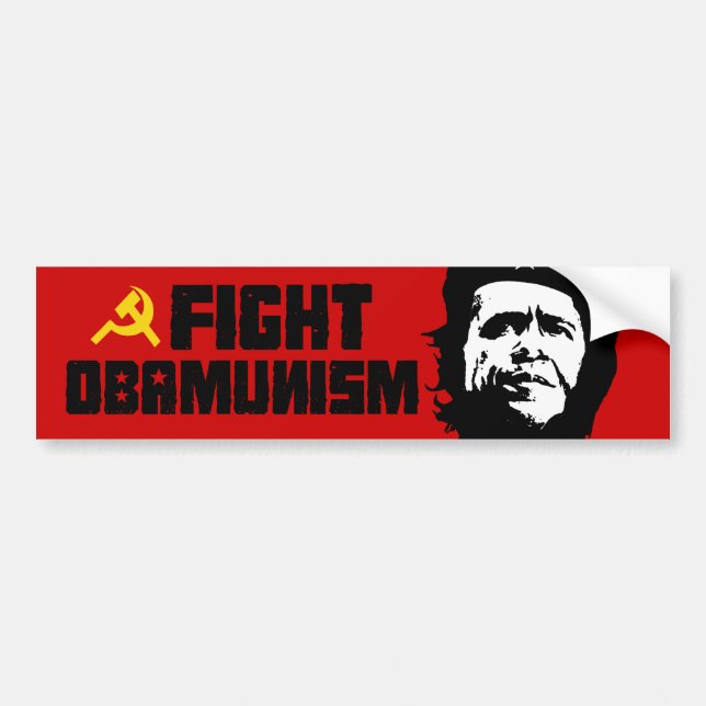 Anti-Obama bildekal (Framsidan)