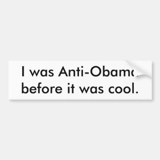 Anti-Obama bildekal