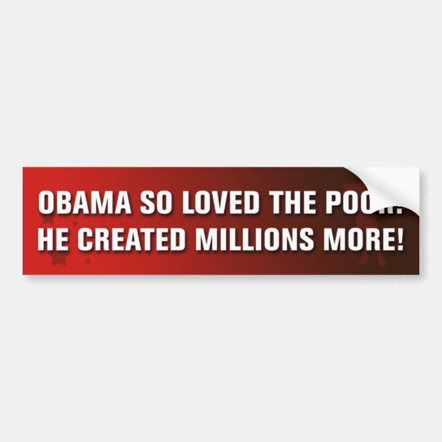Anti Obama Bildekal (Framsidan)