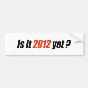 Anti-Obama bildekal - 2012 ännu