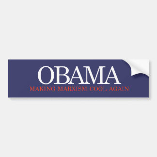 Anti-Obama bildekal - aga för danandeMarxismcoola