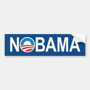 Anti Obama bildekal för NOBAMA