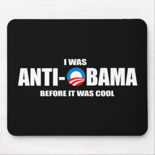 Anti-Obama bildekal - jag var Anti-Obama för Musmatta
