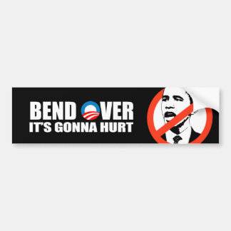 Anti-Obama bildekal - krökningen över den går till