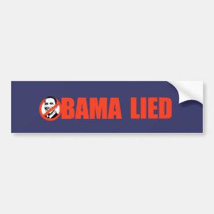Anti-Obama bildekal - Obama låg