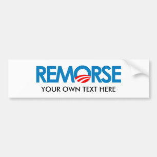 Anti-Obama bildekal - Remorse