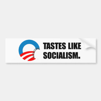 Anti-Obama bildekal - smaker gillar Socialism