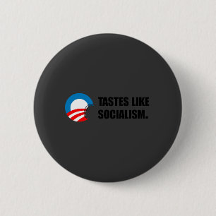 Anti-Obama bildekal - smaker gillar Socialism Knapp
