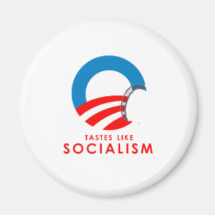 Anti-Obama bildekal - smaker gillar Socialism Magnet