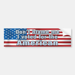 Anti Obama-bilsticker Bildekal