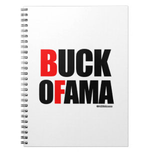 Anti-Obama - BOCK OFAMA 2 Anteckningsbok Med Spiral
