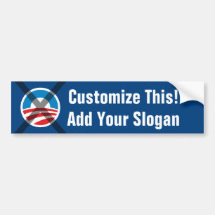 Anti Obama Bumper Sticker GÖR DIN EGEN! Bildekal