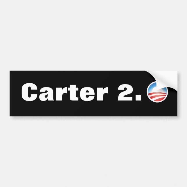 Anti Obama Carter 2,0 valbildekal 2012 Bildekal (Framsidan)