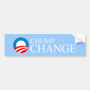 Anti-Obama - Chumpändring Bildekal
