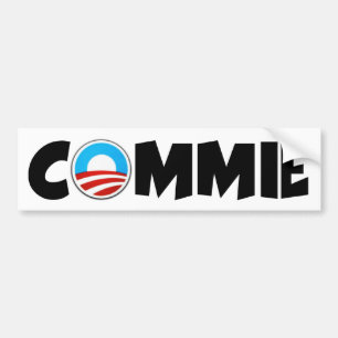 Anti Obama commie Bildekal
