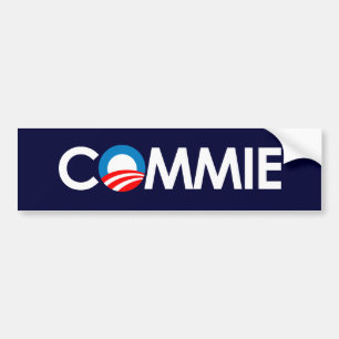 Anti-Obama - Commievit Bildekal