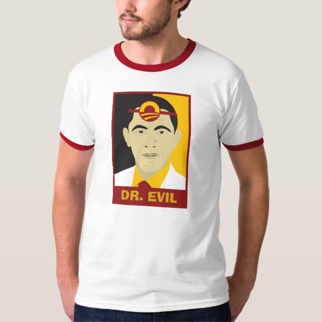 Anti-Obama Dr. Ondska T Shirt (Framsida)