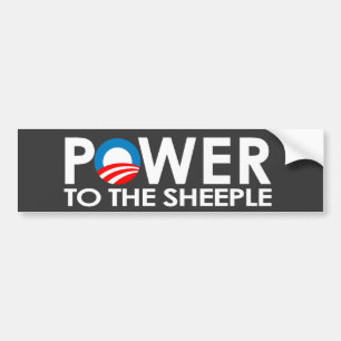 ANTI-OBAMA - DRIVA TILL SHEEPLEN BILDEKAL