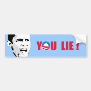 Anti-Obama - du ljuger Bildekal