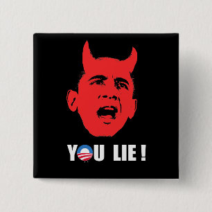 Anti-Obama - du ljuger bildekalvit Knapp