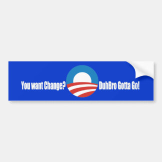 Anti Obama DuhBro har som går bildekal