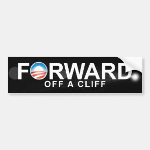 Anti Obama - eftersänd - av en clif Bildekal