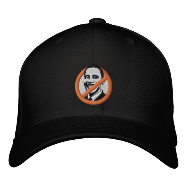 Anti-Obama Embroiderad Hat Broderad Keps (Framsida)