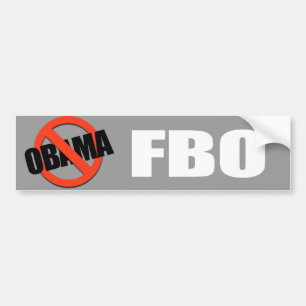 Anti-Obama - fbo Bildekal
