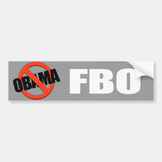 Anti-Obama - fbo Bildekal