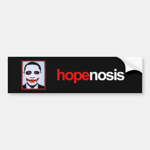 Anti-Obama - hopenosis Bildekal
