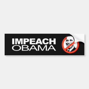 Anti-Obama - Impeach Obama Bildekal
