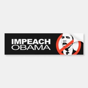 Anti-Obama - Impeach Obama Bildekal