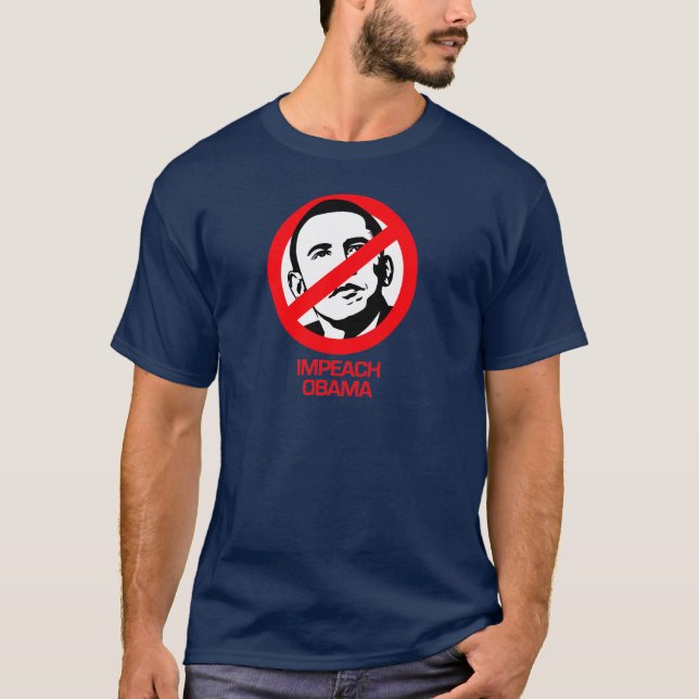 Anti-Obama - Impeach Obama Tee (Framsida)