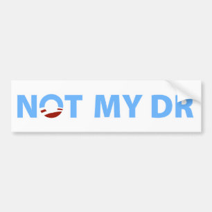 Anti-Obama: Inte min doktor Bildekal