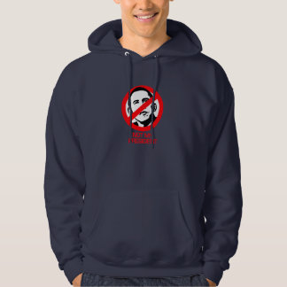 Anti-Obama - inte min president Hoodie