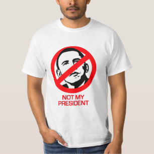 Anti-Obama - inte min president T Shirt