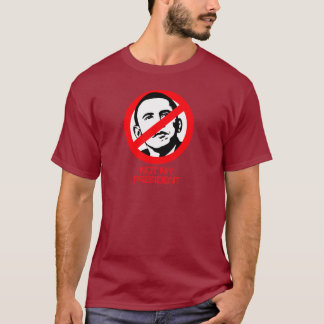 Anti-Obama - inte min president Tee Shirt