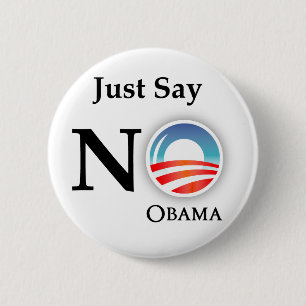 ANTI OBAMA KLÄMMER FAST KNAPP