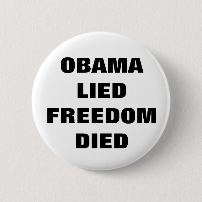 Anti-Obama knäppas Knapp (Framsida)