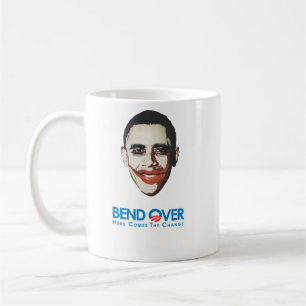 Anti-Obama - krökning över för ändring Kaffemugg