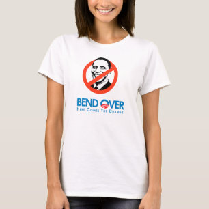 Anti-Obama - krökning över för ändring T Shirt